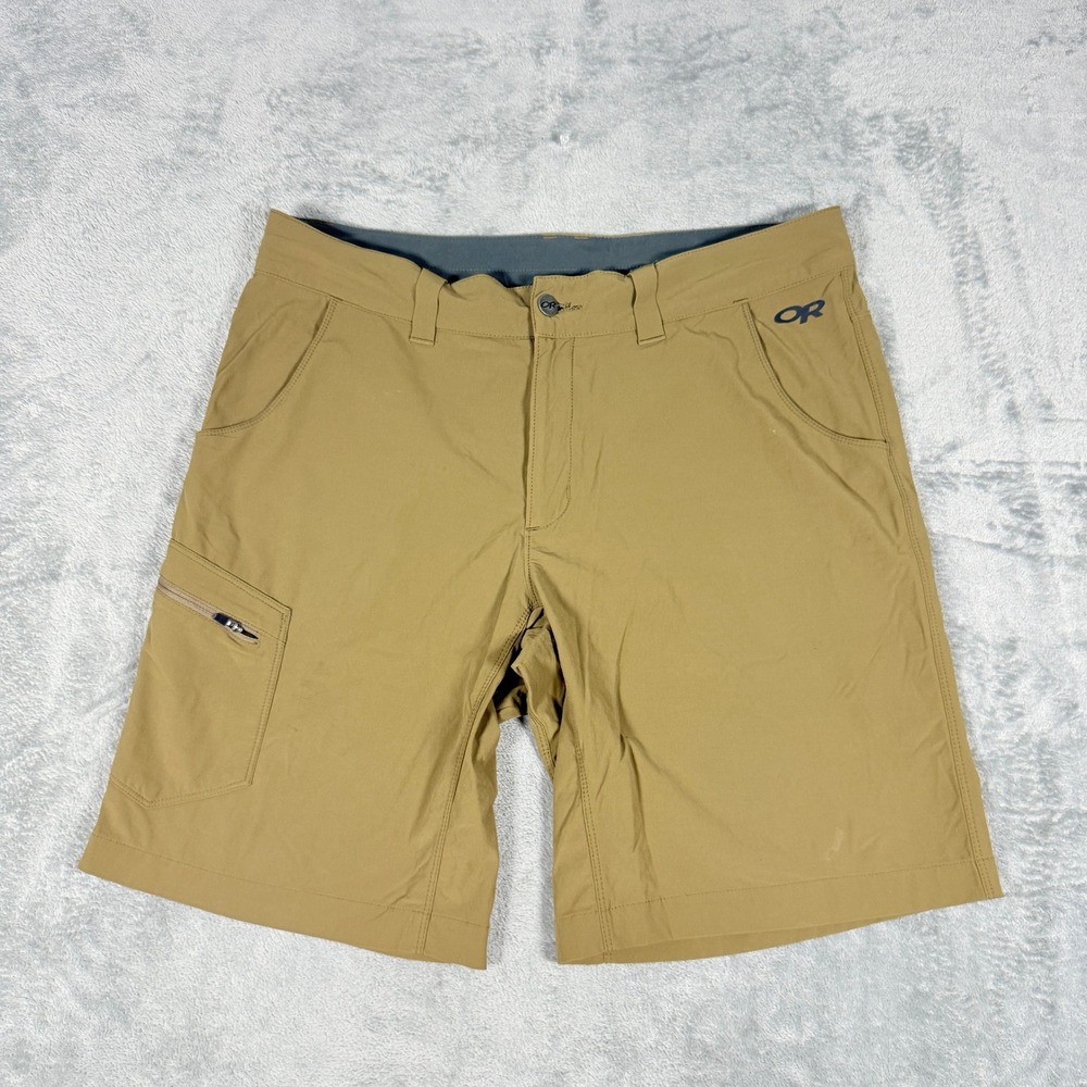 Outdoor Research Mens 35 Ferrosi Shorts 10" Inseam Tan Hiking Cargo